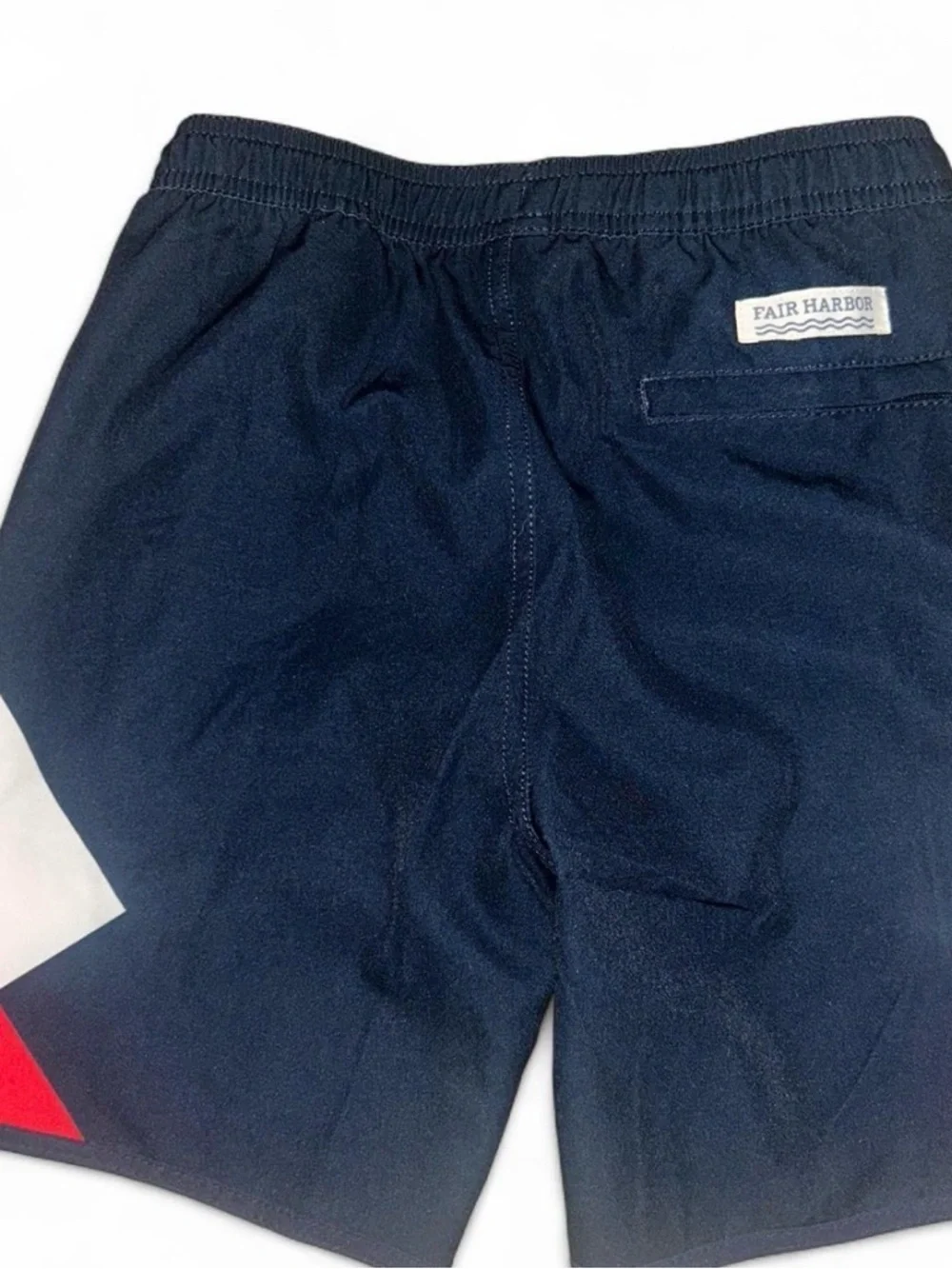 Fair Harbor Navy Swim Shorts with Grey Liner